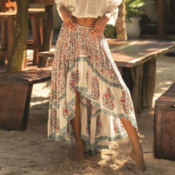 NWT Miss June Paris Ruffle Skirt Crop Top 2 Piece Set - Picture 2 of 12